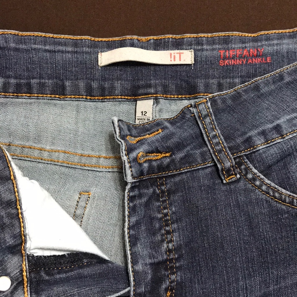 !IT Tiffany Skinny Ankle Jeans Size 12